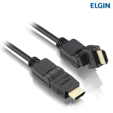 Cabo HDMI 1.4 1080P 4K X 2K Ethernet 1,8M 360° - Elgin