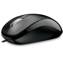 Mouse com Fio USB Compact 500 Preto U81-00010 Microsoft