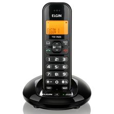 Telefone sem Fio Preto TSF 7600 Elgin