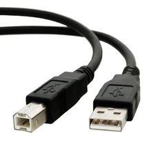 Cabo USB A/B 1,8m Preto 3278  Force Line