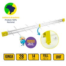 Antena Externa HDTV LOG 28 Elementos 008-9509 Pix