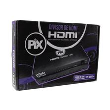 Distribuidor HDMI com 1 Entrada e 8 Saídas 075-0818 Pix