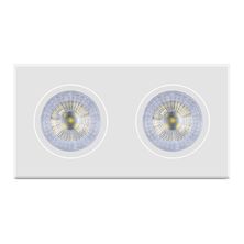 Luminária LED Ecospot Dupla MR16 10w 6500k 48LSM16D10F0 Elgin