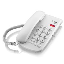 Telefone com Fio e Chave de Segurança TCF 2000 Branco - Elgin
