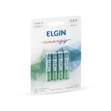 Pilha Alcalina AAA 82155 Elgin