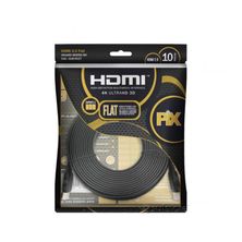 Cabo HDMI Flat 2.0 10M 4k UHD 3D Pix