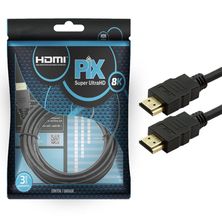 Cabo HDMI Classic 2.1 8K HDR 19 Pinos 1,5m 018-1015 - PIX