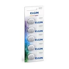 Bateria de Lítio 3V CR2016 com 5 Unidades Elgin